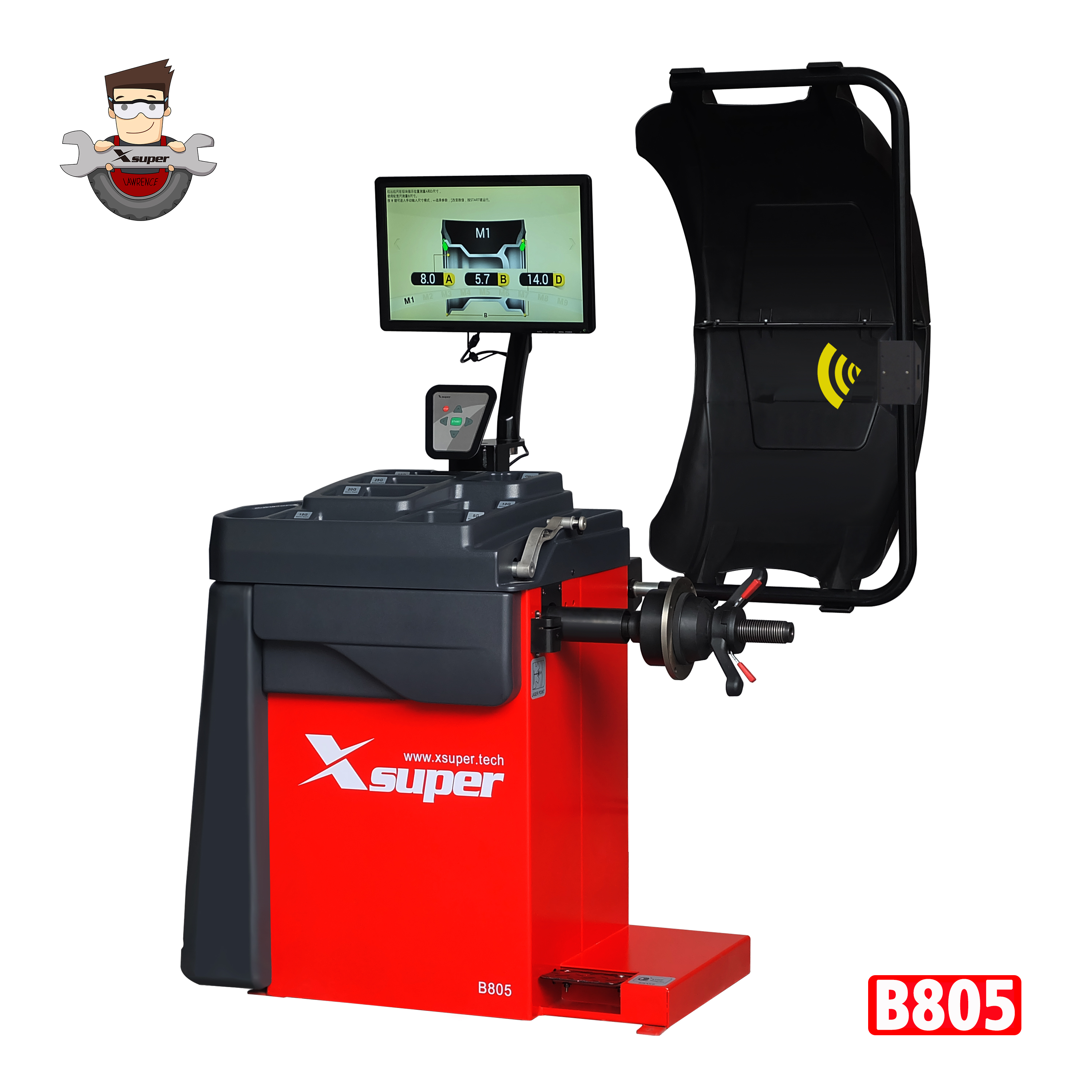 Best Seller Wheel Blance Machine For Tire Service With Laser Point Indicator