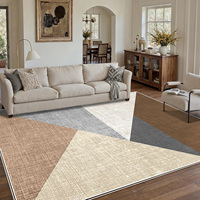 Tapis de couloir persan en polyester lavable en machine, à poils ras, antidérapant, pour cuisine, garde-manger, tapis de sol personnalisé