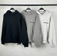 Sweat à capuche en coton avec logo imprimé personnalisé, broderie 3D, sweat à capuche pour homme été