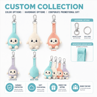Jouet en peluche personnalisé OEM ODM, animal en peluche, mascotte, porte-clés Dewdrop Serum Buddy, cadeau promotionnel pour les soins de beauté et les entreprises