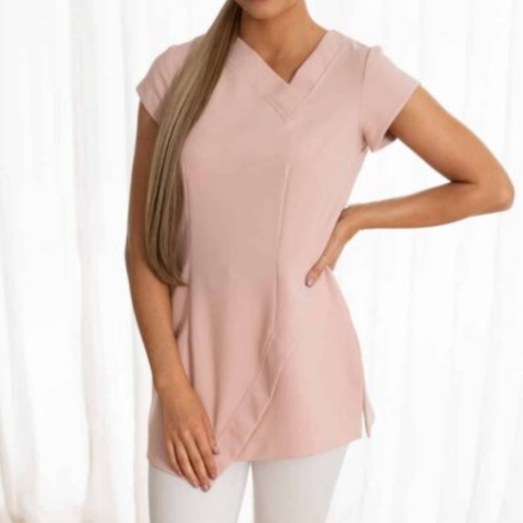 New Design Custom Logo Wholesale Uniforme Spa Womens Beauty Salon Hotel Uniform Beauty Uniform