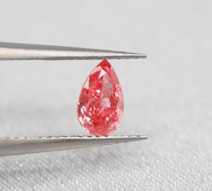 Diamante suelto Rosa cultivado en laboratorio de 0,6 quilates VS2 Clarity VVS1 excelente para la fabricación de joyas NGTC Certificado de color cultivado - Product Image 1