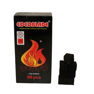 Arang Shisha Tempurung Kelapa Berkualitas Tinggi Merek OEM Buatan Mesin Buatan China Kandungan Abu 3,5% Nilai Kalori 7500 Tanpa Asap - Product Image 1