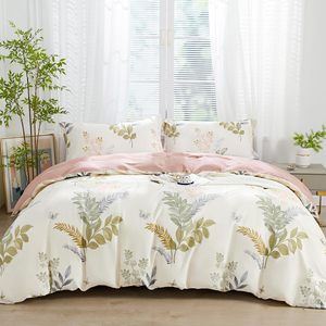 Juego de edredón moderno de algodón Reversible rosa para hotel en casa, respetuoso con el medio ambiente de fábrica profesional 200TC - Product Image 1