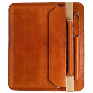 Custodia per Tablet in Vera Pelle Aarons con Supporto e Compatibilità Stylus per Tutti i Modelli <span class=keywords><strong>Apple</strong></span> <span class=keywords><strong>iPad</strong></span> e Laptop - Product Image 6