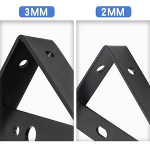 Đồ Nội Thất Bằng Thép Không Gỉ Hình Chữ L Kết Nối Gỗ Bàn Hỗ Trợ Nổi Giá Đỡ Kim Loại - Product Image 2