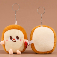 Porte-clés en peluche amusant en forme de nourriture : Burger, Frites, Fromage, Toast – Mignon et doux – Vente en gros – Fabricant – Breloque de sac – Cadeaux pour enfants