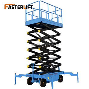 Platform Kerja Udara Hidrolik Elektro dengan Kapasitas Angkat 500kg, Terbuat dari Baja Paduan, Dilengkapi Dongkrak Hidrolik, Standar CE ISO - Product Image 6