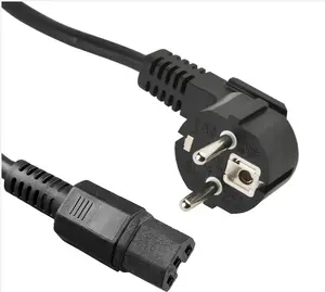 TUV Certified 10A 250V~ Industrial Equipment Home Appliance Suitable Power Cord EU IEC C15 3G0.75mm2 10A Extension Cords