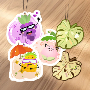 커스텀 로고 프린팅 맞춤형 향기 종이 자동차 방향제 - Product Image 2