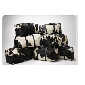 Bolsa de Lona y Bandolera de Cuero Genuino de Alta Calidad, Diseño Moderno y Elegante para Viajes, Fitness y Uso Casual - Product Image 3