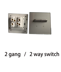 Thiết kế mới 1 Gang 2 gang 3 gang 16A tiêu chuẩn người anh chuyển đổi điện Ổ cắm cảm ứng Bảng điều chỉnh tường thiết bị chuyển mạch lên đến 240V EU tiêu chuẩn - Product Image 5