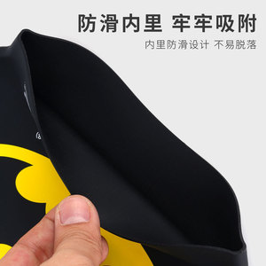 <strong>Batman</strong> Silicone Swimming <strong>Cap</strong> For Children Black Waterproof Cartoon Design - Product Image 4