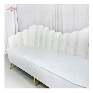 Sofá seccional con mechones de terciopelo más vendido Juego de sofás de terciopelo de 3 plazas Muebles - Product Image 6