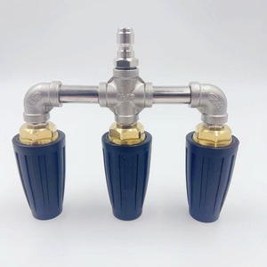 Buse à triple sortie en alliage d'aluminium, raccord rapide de 1/4 pouces pour nettoyeur haute pression, machine de lavage de voiture - Product Image 4