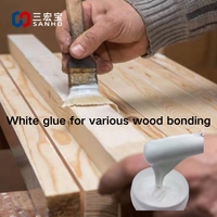 Colle blanche à base d'eau de haute qualité, séchage rapide, film adhésif flexible, bonne résistance à la chaleur, colle pour le bois et l'artisanat