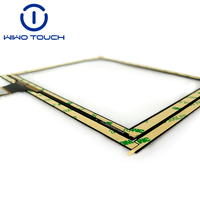 Écran tactile 8 pouces GT9271 800x600, sérigraphie blanche, transmittance ≥85% G+G pour panneau industriel