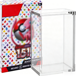 Best Seller Clear Acrylic Magnetic Display <b>Box</b> Protective Case for TCG <b>Collection</b> - Product Image 6