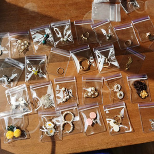 Bán buôn tùy chỉnh đồ trang sức bông tai PE nhỏ <span class=keywords><strong>Ziplock</strong></span> trong suốt OPP PVC Bracelet túi với logo - Product Image 4