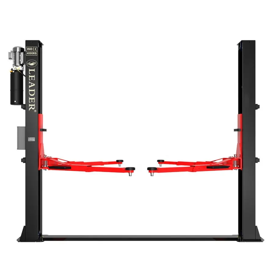 Sblocco automatico piastra da pavimento a rilascio elettrico ascensore per auto a 2 colonne sollevatore idraulico per paranco automatico 4.0T