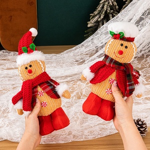 Creative Standing Gingerbread Man <b>Christmas</b> Desktop Ornaments Decoration for Party Toys <b>Gift</b> Props - Product Image 4