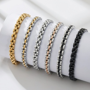 Bracelet Classique Multicolore en Acier Inoxydable pour Femme, 6mm, Plaqué Or et Argent, Idéal pour les Fêtes et Cadeaux - Product Image 6