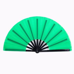 Abanicos de Mano Chinos Personalizados con Logotipo, Abanico Grande de 10 Pulgadas, Abanicos Plegables Portátiles de Plástico para Bailar - Product Image 4
