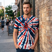 T-shirts pour hommes 100% coton, tissu tricoté de haute qualité, impression sérigraphique, logo personnalisé, respirant, coupe ample, t-shirt pour hommes