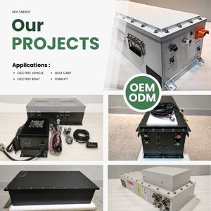 แบตเตอรี่ลิเธียมไอออนสำหรับรถกอล์ฟ 72V200Ah ชาร์จได้ ขับขี่ลื่นไหลและมีประสิทธิภาพ - Product Image 2