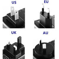 Adaptador de corriente de conmutación AC DC, adaptador de corriente de conmutación de 12V, 1A, 5V, 7V, 9V, 12V, 15V, 18V, 24V, 0.5A, 1A, 1.5A, 2A, 2.5A, 3A