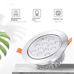 Nuevo Foco LED Empotrable Multicorales Bicolor Sin Parpadeo de Aluminio CRI95 220V para Tiendas de Ropa - Product Image 3