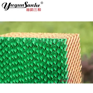 Color Customizable Corrugated Cooling Pad for air cooler greenhouse poultry farm air cooling system