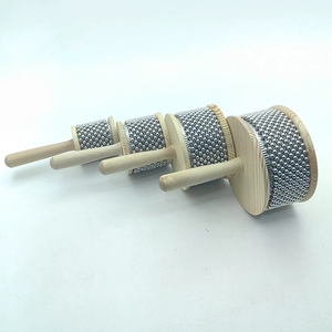 Cabasa de madera con cuentas metálicas de varios tamaños al por mayor para entrenamiento de fuerza de agarre para niños - Product Image 2