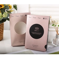 Boîte d'emballage cosmétique de luxe pliable avec logo personnalisé et tiroir coulissant pour vernis à ongles, huile, soins de la peau, cils et masque facial