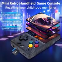 Le plus récent lecteur de jeu portable Miyoo Mini Plus + IPS de 3.5 pouces système Open Source conception compacte portable prend en charge plusieurs émulateurs