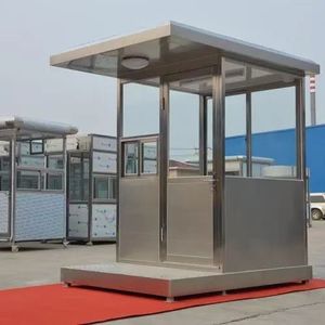 Steel Structure Sentry <b>Box</b> Guard House Outdoor Mobile Steel <b>Security</b> Booth Industrial Design For Factory Property Use - Product Image 2