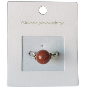 <span class=keywords><strong>Anillos</strong></span> de Plata de 10 mm con Piedras <span class=keywords><strong>para</strong></span> Mujer, <span class=keywords><strong>Adolescentes</strong></span> y <span class=keywords><strong>Niñas</strong></span>, <span class=keywords><strong>Anillos</strong></span> de Dedo con Bolas Naturales de Piedras Preciosas, Joyería Clásica <span class=keywords><strong>para</strong></span> Fiestas y Compromisos - Product Image 4