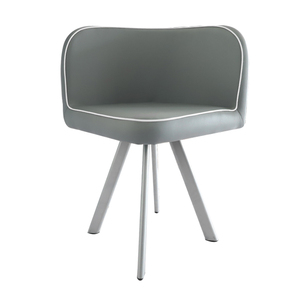 Juegos de mesa de alta gama para ahorro de espacio, asientos bajos, juegos de mesa de comedor, mesa de vidrio lacado, patas de hierro con 4 asientos, juego de restaurante - Product Image 6