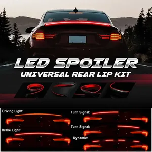 สปอยเลอร์ LED แบบไดนามิก สปอยเลอร์หลังคาอเนกประสงค์ พร้อมไฟเลี้ยว ชุดแต่งสำหรับ Bmw/Audi/Peugeot/Tesla/VW/Mazda/Passat - Product Image 1