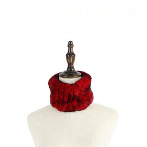 Newest Real Rex Rabbit <strong>Fur</strong> Ring Scarf Women Knitted Real Rex Rabbit <strong>Fur</strong> Scarves Warm Soft Good Elastic Natural <strong>Fur</strong> Neckerchief - Product Image 3
