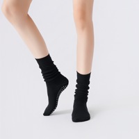 Chaussettes de yoga antidérapantes pour femmes, palettes de couleurs Maillard, chaudes et souples, pour Pilates, vente en gros, directement de l'usine