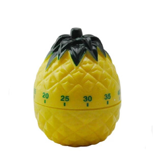 Minuteur de cuisine mécanique en forme d'ananas, en plastique, pour la cuisson à domicile - Product Image 1