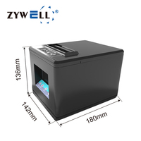 Impresora de Recibos ZY907 ZYWELL, Impresora Térmica USB Económica, Impresora de Tickets sin Tinta de 80mm