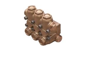 Brass Pump Head Valve Assembly NMT 1520 R Assembly with Valves and Seals 260069 10997520 for High Pressure NMT Series Pump - Product Image 2