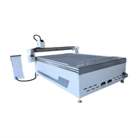 Equipo de Corte CNC 1825 con Cuchilla Oscilante Simple, Mesa de Trabajo Fija, Cortadora Multifuncional para Cuero, Goma, Alfombra y Tela