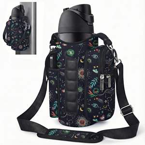 Sac de sport multifonctionnel portable en tissu Oxford imperméable avec porte-bouteille magnétique robuste, idéal pour la salle de sport - Product Image 1