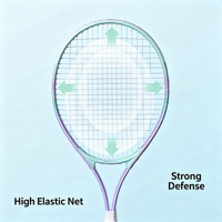 Raqueta de Tenis Elite GQK GC4172 con Tecnología Nano Carbono de Alto Brillo, Punto Dulce Grande, Diseño Ligero, para Uso Intensivo, para Hombres y Mujeres