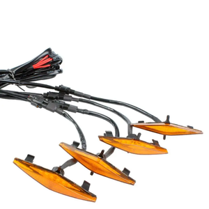 กระจังหน้าแบบมีฝากระโปรงหลังกระพุ้งสำหรับมืออาชีพกระจังหน้าไฟวิ่ง/ไฟตำแหน่งสีเหลืองอำพัน - Product Image 4