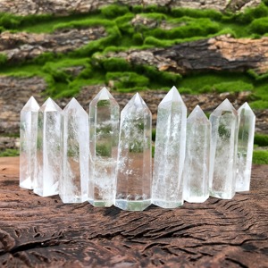 Cristal de Cuarzo Natural Transparente al por Mayor – Torre de Roca Blanca, Piedra Preciosa Suelta para Manualidades y Decoración del Hogar, Regalo de Pascua - Product Image 2