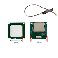Módulo YRM100 Lector RFID UHF Grabador USB TTL Antena Integrada de 1-5.5dbi Lector Grabador de Tarjetas RFID para Placa EPS32/STM32